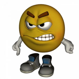 Angry emoji