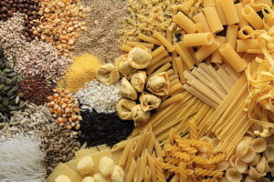 Variety of whole grains