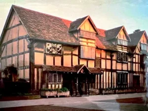 Shakespeare's birthplace. Stratford-upon-Avon. 