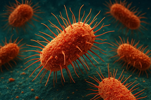 AI generated image of nightmare bacteria